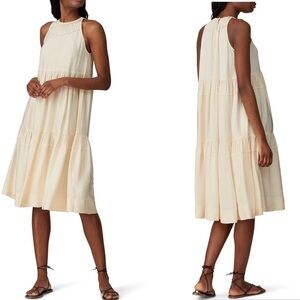 Rosetta Getty Tiered Ruffle Halter Dress